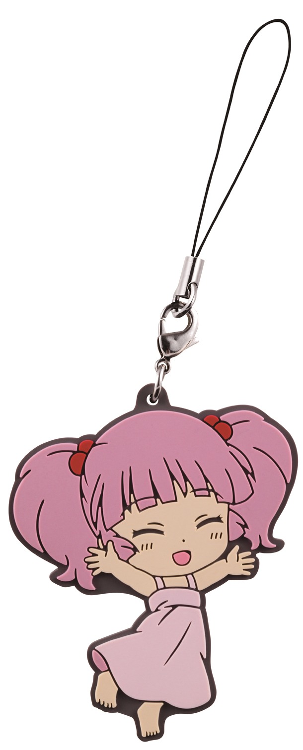 K賞「ラバーストラップ～帰ってきた主人公ver.～」のうち1種。 (C)なもり/一迅社・七森中ごらく部