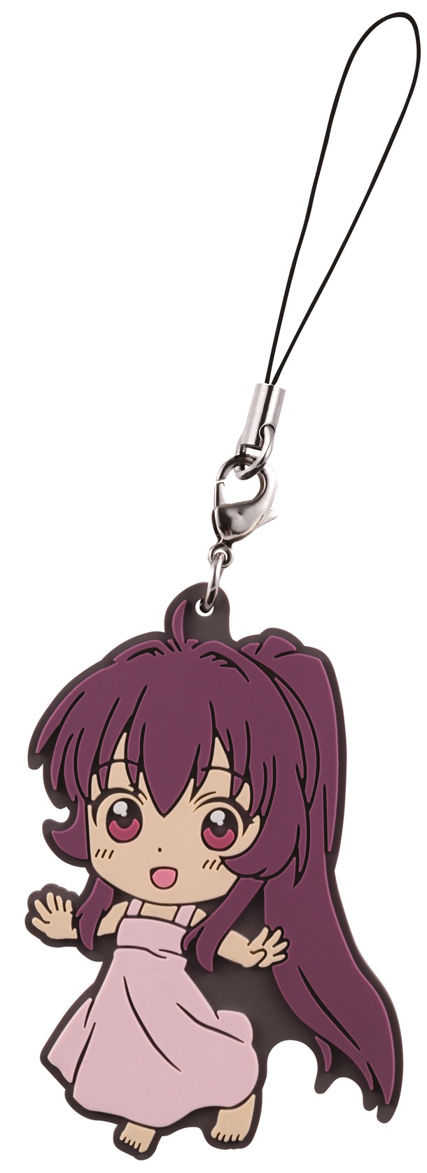 K賞「ラバーストラップ～帰ってきた主人公ver.～」のうち1種。 (C)なもり/一迅社・七森中ごらく部