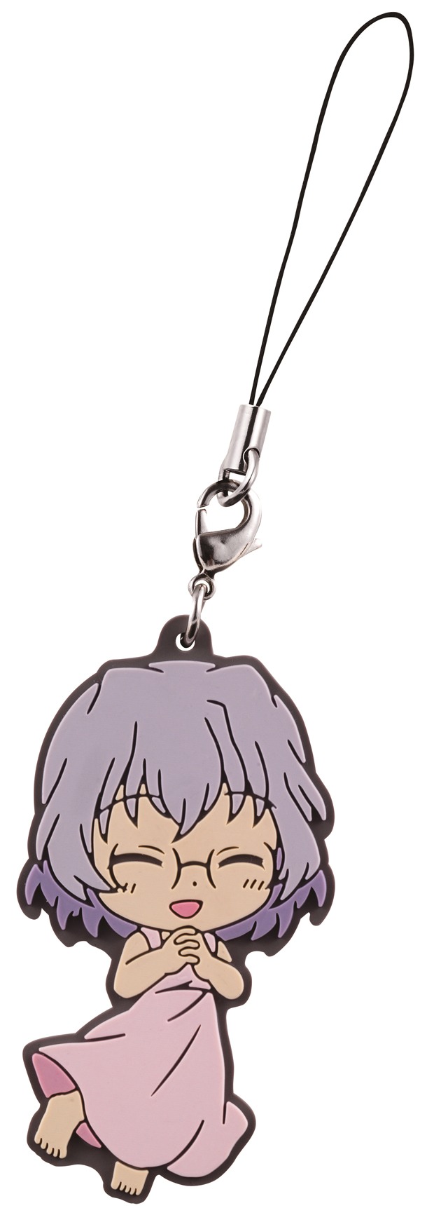 K賞「ラバーストラップ～帰ってきた主人公ver.～」のうち1種。 (C)なもり/一迅社・七森中ごらく部