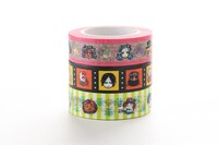 「鬼灯の冷徹」9巻限定版に付く、マスキングテープ3種類。