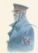 「結晶‐壬生義士伝の世界とながやす巧の軌跡」の展示作品の一部。