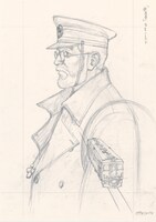 「結晶‐壬生義士伝の世界とながやす巧の軌跡」の展示作品の一部。