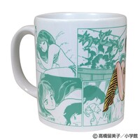 「うる星やつら」マグカップの「グリーン/コミック」柄。