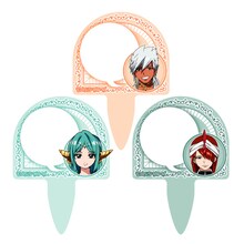 「八人将セット」に付属するプレート。 (C)大高忍／小学館・マギ製作委員会・MBS