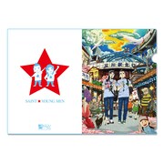 クリアファイル（A4サイズ）。価格は350円。