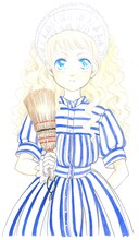 吟鳥子「アンの世界地図～It's a small world～」カット