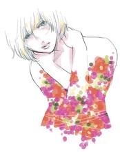 ヤマシタトモコ「ひばりの朝」予告カット。