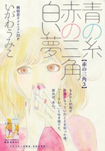 フィール・ヤング6月号に掲載された、いがわうみこ「青の糸 赤の三角 白い夢」扉。