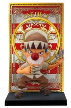 F賞「ロジャー海賊団カードスタンドフィギュア」のうち1種。 (C)尾田栄一郎／集英社・フジテレビ・東映アニメーション (C)NBGI