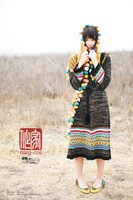 根本敬バレエシューズ「タケオ Takeo」 （モデル：Kotao、写真：水谷伸之、衣装協力：Hypnotique）