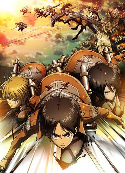 アニメ「進撃の巨人」キービジュアル (C)諫山創・講談社／「進撃の巨人」製作委員会