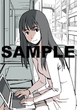 COMIC ZINの特典に使用されているたかみちのイラスト。