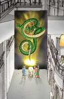 ドラゴンボールアトラクション「つかもうぜ！ドラゴンボール!!」（街巡り型アトラクション）・料金：800円 (C)バードスタジオ／集英社・東映アニメーション