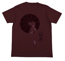 神楽と酢こんぶTシャツ（BURGUNDY） (C)空知英秋／集英社・テレビ東京・電通・サンライズ・アニプレックス