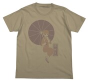 神楽と酢こんぶTシャツ（SAND KHAKI） (C)空知英秋／集英社・テレビ東京・電通・サンライズ・アニプレックス