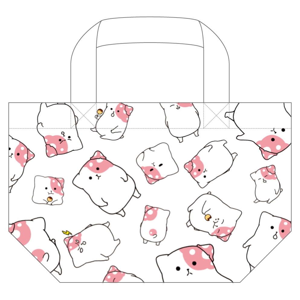 「きのこいぬ 帆布ランチトート」(C)AOBOSHI KIMAMA