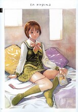 「ビッチズ・ライフ イラストレーションファイル」より、桂正和のイラスト。