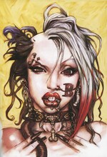 「ビッチズ・ライフ イラストレーションファイル」より、寺田克也のイラスト。