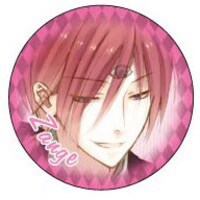 「妖狐×僕SS」缶バッジコレクションのうちの1種。(C)Cocoa Fujiwara/SQUARE ENIX