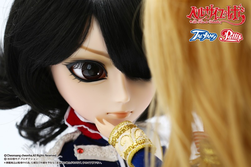 オスカルとアンドレのドール。(C)Cheonsang cheonha.All Rights Reserved. (C)池田理代子プロダクション