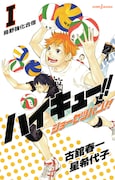 古舘春一原作による星希代子「ハイキュー!! ショーセツバン!!」表紙。
