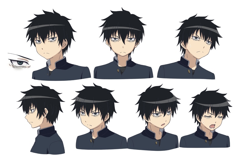 黒木智貴のキャラクター設定画。 (C)谷川ニコ/スクウェアエニックス・「ワタモテ」製作委員会