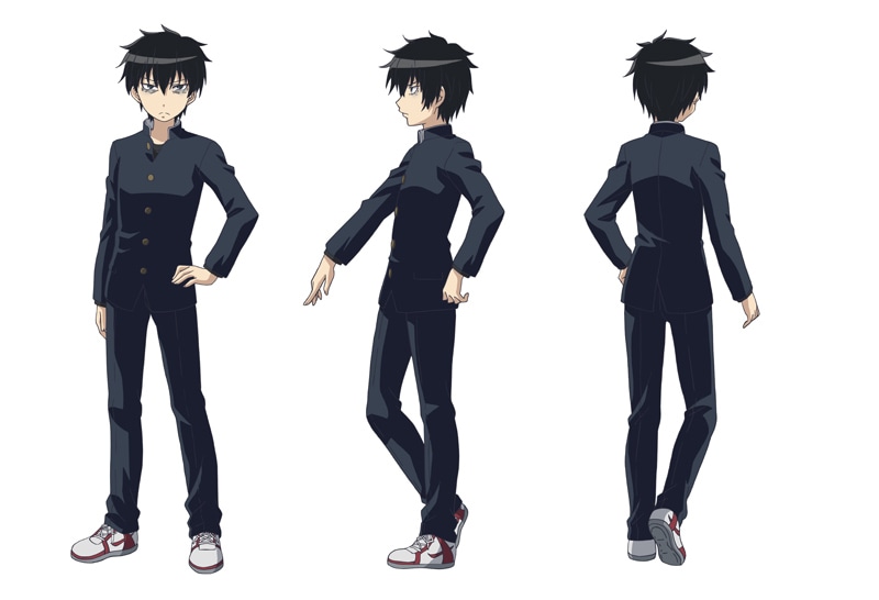 黒木智貴のキャラクター設定画。 (C)谷川ニコ/スクウェアエニックス・「ワタモテ」製作委員会