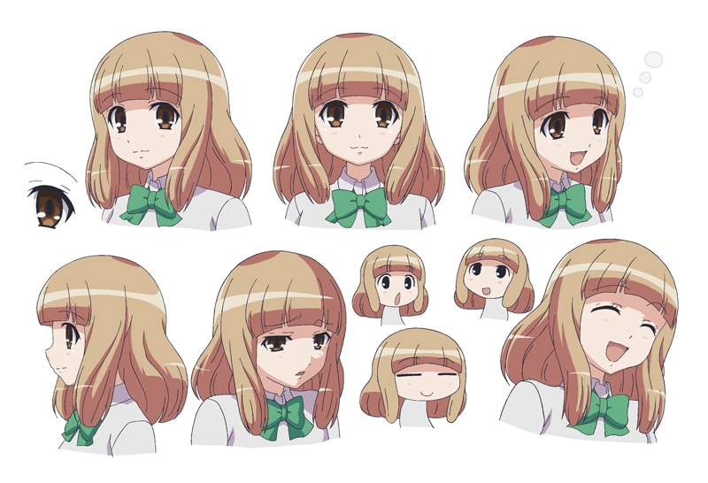 ゆうちゃんのキャラクター設定画。 (C)谷川ニコ/スクウェアエニックス・「ワタモテ」製作委員会