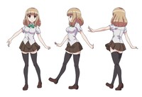 ゆうちゃんのキャラクター設定画。 (C)谷川ニコ/スクウェアエニックス・「ワタモテ」製作委員会