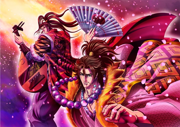 「義風堂々!! 兼続と慶次」キービジュアル(C)武村勇治・原哲夫・堀江信彦/NSP 2010，©義風堂々 2013