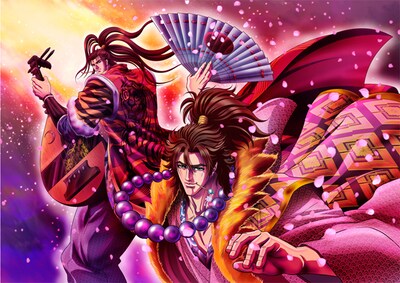 「義風堂々!! 兼続と慶次」キービジュアル(C)武村勇治・原哲夫・堀江信彦/NSP 2010，©義風堂々 2013