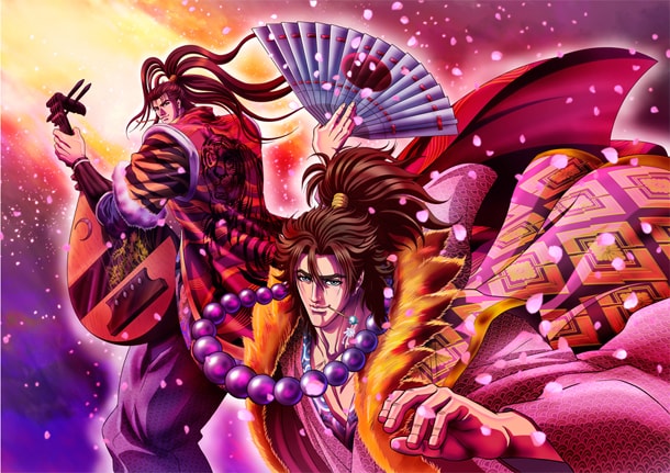 「義風堂々!! 兼続と慶次」キービジュアル(C)武村勇治・原哲夫・堀江信彦/NSP 2010，©義風堂々 2013