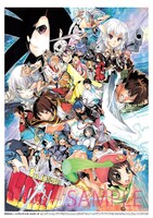 あずま京太郎が手がけた全キャラ集合ポスター。