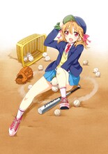 松本ミトヒ。の短編集「正しいエースの攻略法」表紙イラスト。