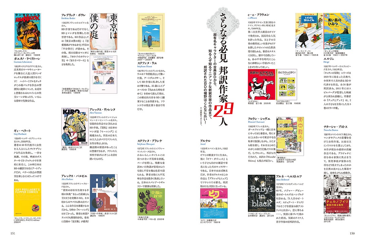 「はじめての人のためのバンド・デシネ徹底ガイド」より。