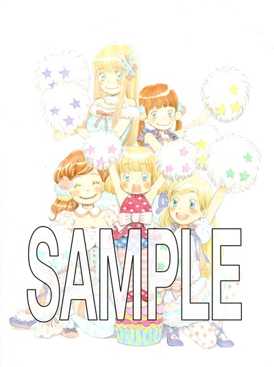 「ハチミツとクローバー」のはぐとあゆ、「3月のライオン」の川本3姉妹が描かれた「羽海野チカ原画展～ハチミツとライオン～」の新キービジュアル。(c)羽海野チカ/白泉社・集英社