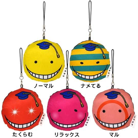 暗殺教室 殺せんせーの携帯クリーナー 表情は5種類 コミックナタリー