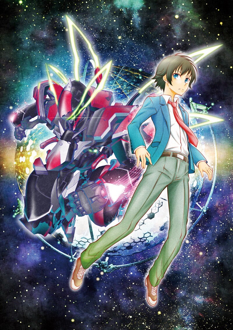 土屋彼某による「革命機ヴァルヴレイヴ」コミカライズ連載のカット。(c)SUNRISE/VVV Committee,MBS