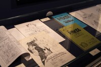 「のび太の日本誕生」などのシナリオも展示。(C)Fujiko-Pro