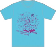 「『侵略！イカ娘』夏満喫Tシャツ!!」のブルーハワイ色。(C)安部真弘