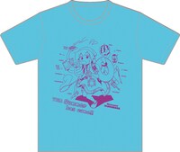 「『侵略！イカ娘』夏満喫Tシャツ!!」のブルーハワイ色。(C)安部真弘