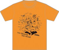 「『侵略！イカ娘』夏満喫Tシャツ!!」のオレンジ色。(C)安部真弘