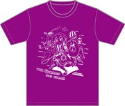 「『侵略！イカ娘』夏満喫Tシャツ!!」のグレープ色。(C)安部真弘