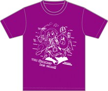 「『侵略！イカ娘』夏満喫Tシャツ!!」のグレープ色。(C)安部真弘