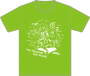 「『侵略！イカ娘』夏満喫Tシャツ!!」の青リンゴ色。(C)安部真弘