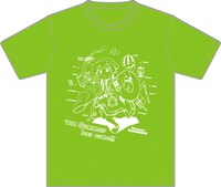 「『侵略！イカ娘』夏満喫Tシャツ!!」の青リンゴ色。(C)安部真弘