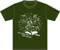 「『侵略！イカ娘』夏満喫Tシャツ!!」の抹茶色。(C)安部真弘