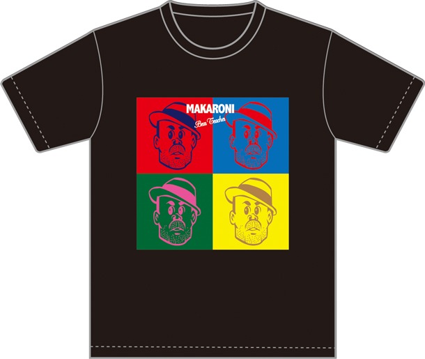 「マカロニほうれん荘 クマTシャツ」のブラック。