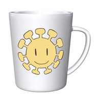 G賞「プラカップ＆コースター」セット3のカップ。(c)あらゐけいいち・角川書店/東雲研究所