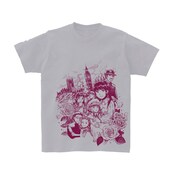 安永知澄による新作Tシャツ「小公女」。（シルバーグレー）